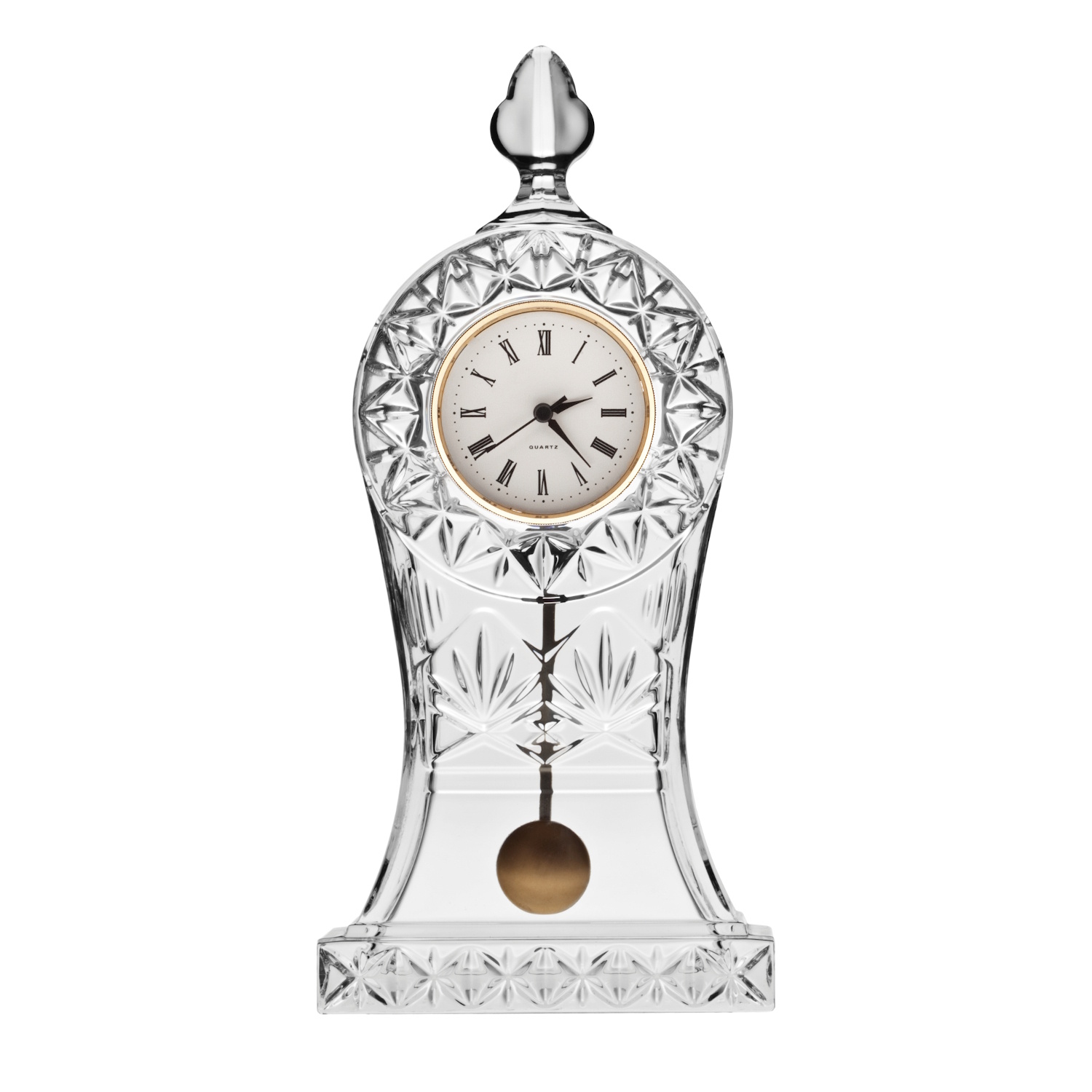 Bohemia Crystal Tulip Drum Clock Stand 30.5cm-3