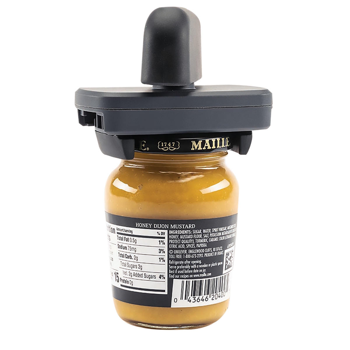 Appetito Twist & Grab Jar Opener - Black
