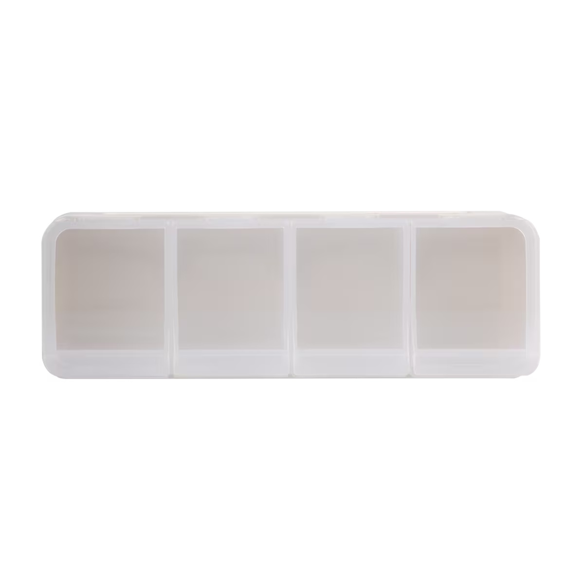 Melii Luxe 4 Compartment Snackle Box - Ivory-2