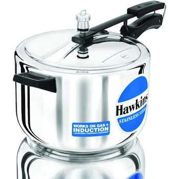 Hawkins Stainless Steel 8 Litre Pressure Cooker - Induction - HSS80