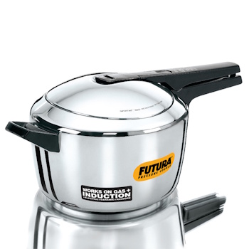 Hawkins Futura Stainless Steel 5.5 Litre Pressure Cooker - FSS55