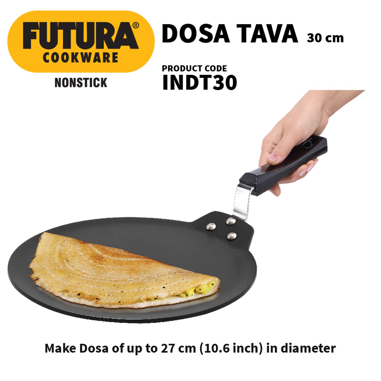 Hawkins Futura Induction Dosa Tawa 30cm - INDT30-3