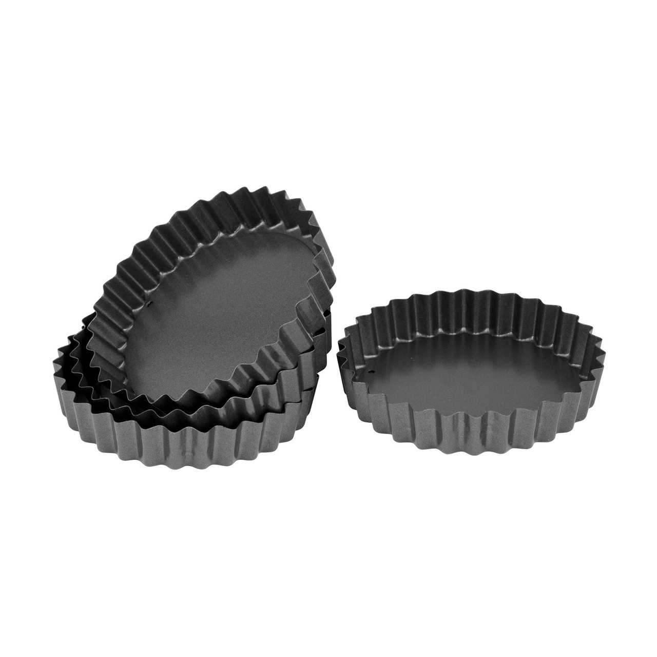 Bakemaster Mini Quiche Pan Set of 4 12x2cm-2