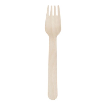 Natural Disposable 12pc Fork