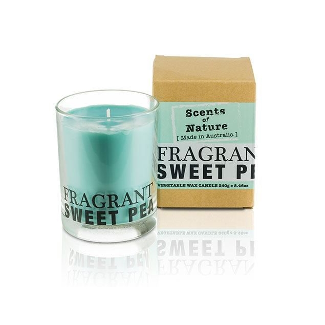 Scents Of Nature By Tilley Soy Candle -  Fragrant Sweet Pea-1