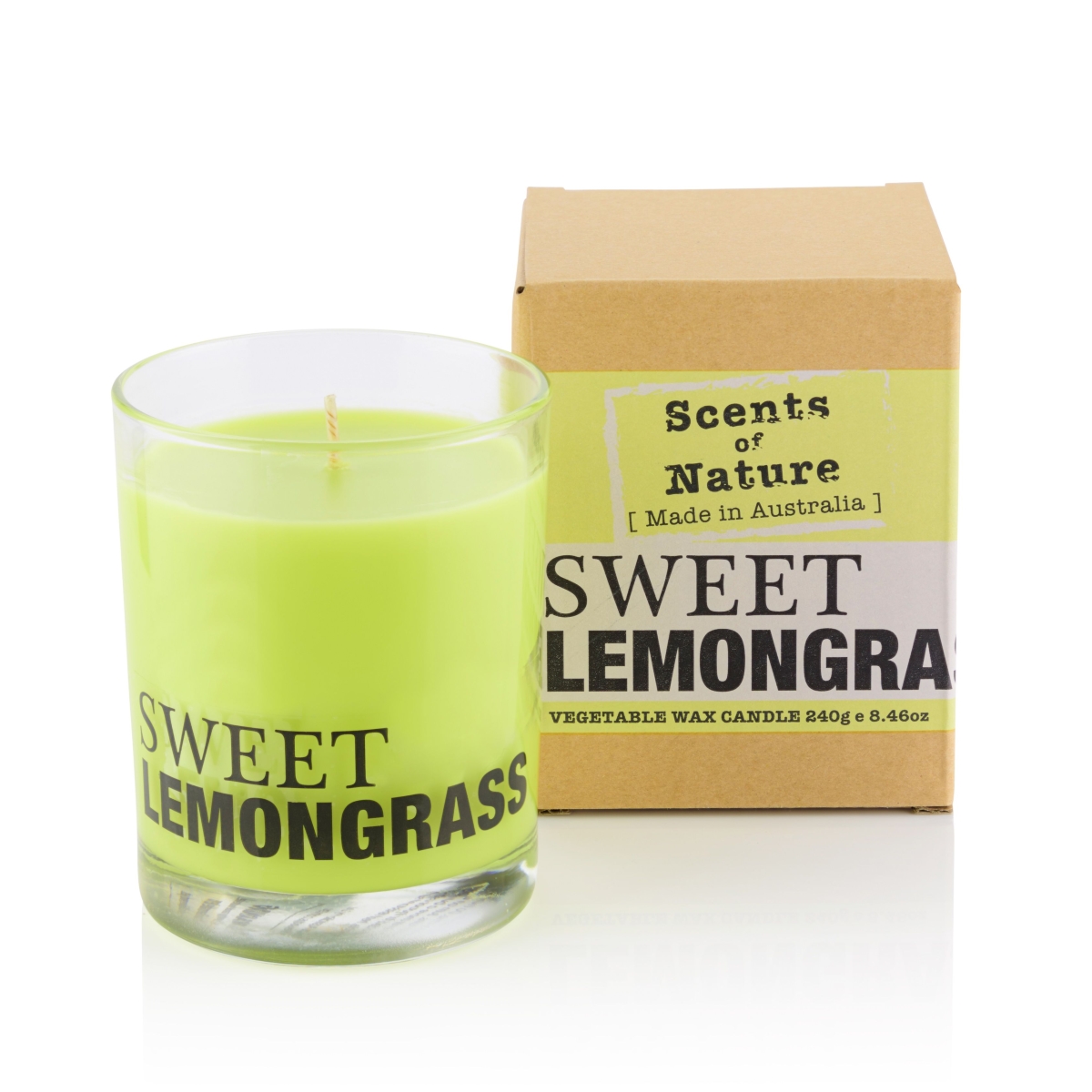 Scents Of Nature By Tilley Soy Candle - Sweet Lemongrass -1