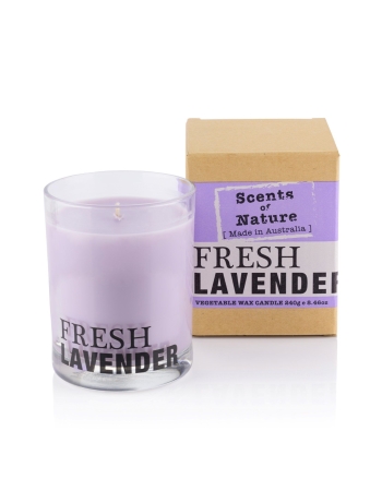 Scents Of Nature By Tilley Soy Candle - Fresh Lavender