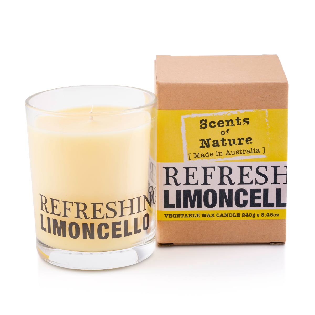Scents Of Nature By Tilley Soy Candle - Refreshing Limoncello-3