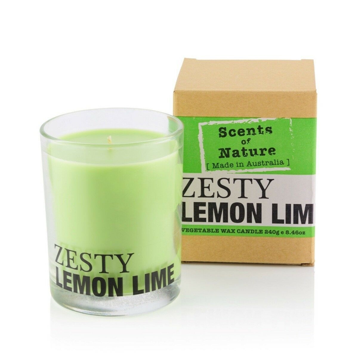 Scents Of Nature By Tilley Soy Candle - Zesty Lemon Lime-3