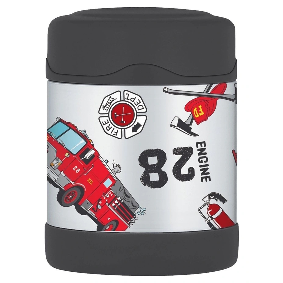 Thermos 290ml Kids Vacuum Food  Jar Firetruck-2