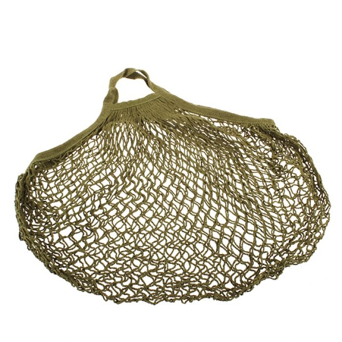 Sachi Cotton String Bag Short Handle - Avocado-2
