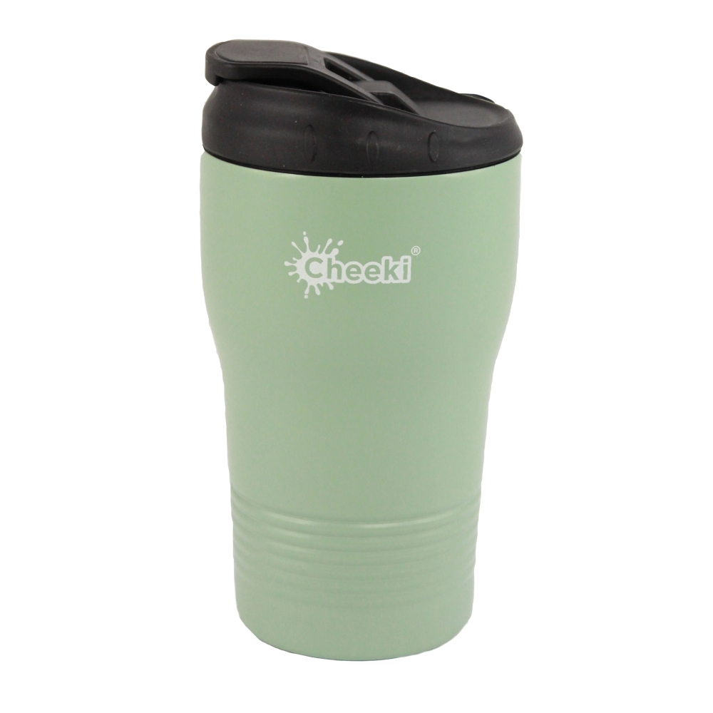 Cheeki Coffee CupsSpill Proof Pistachio 310ml-4