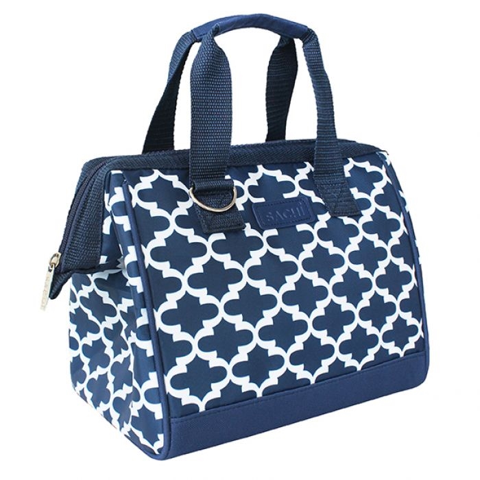 Sachi  Style 34  Insulated Lunch Bag - Moroccan Navy-1