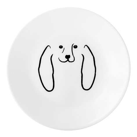 Corelle Dog Ella Bread & Butter Plate 17cm-1