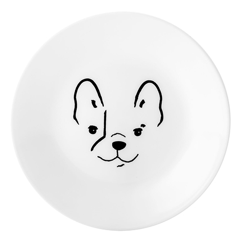 Corelle Dog Luna Bread & Butter Plate 17cm-1