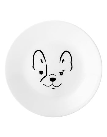 Corelle Dog Luna Bread & Butter Plate 17cm