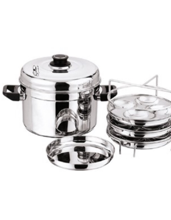 Vinod Stainless Steel  Idli Dhokla & Patra Multi Kadahi 26cm