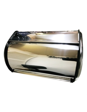 Stainless Steel Roll Top Bread Bin Large 