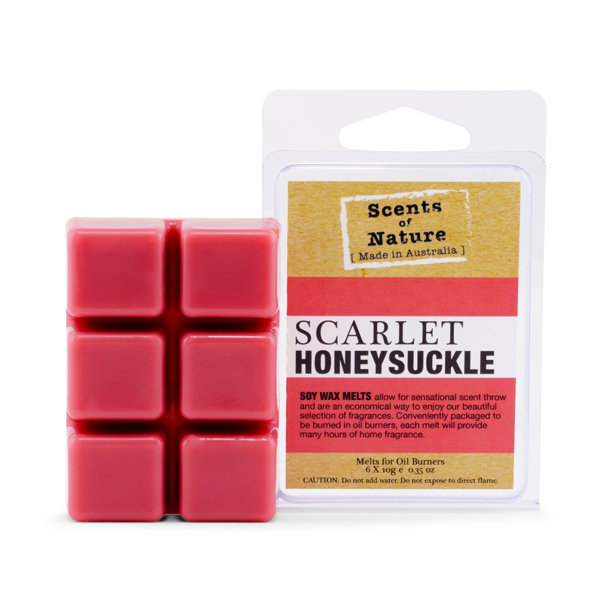 Tilley Scarlet Honeysuckle Square Soy Wax Melts 60g