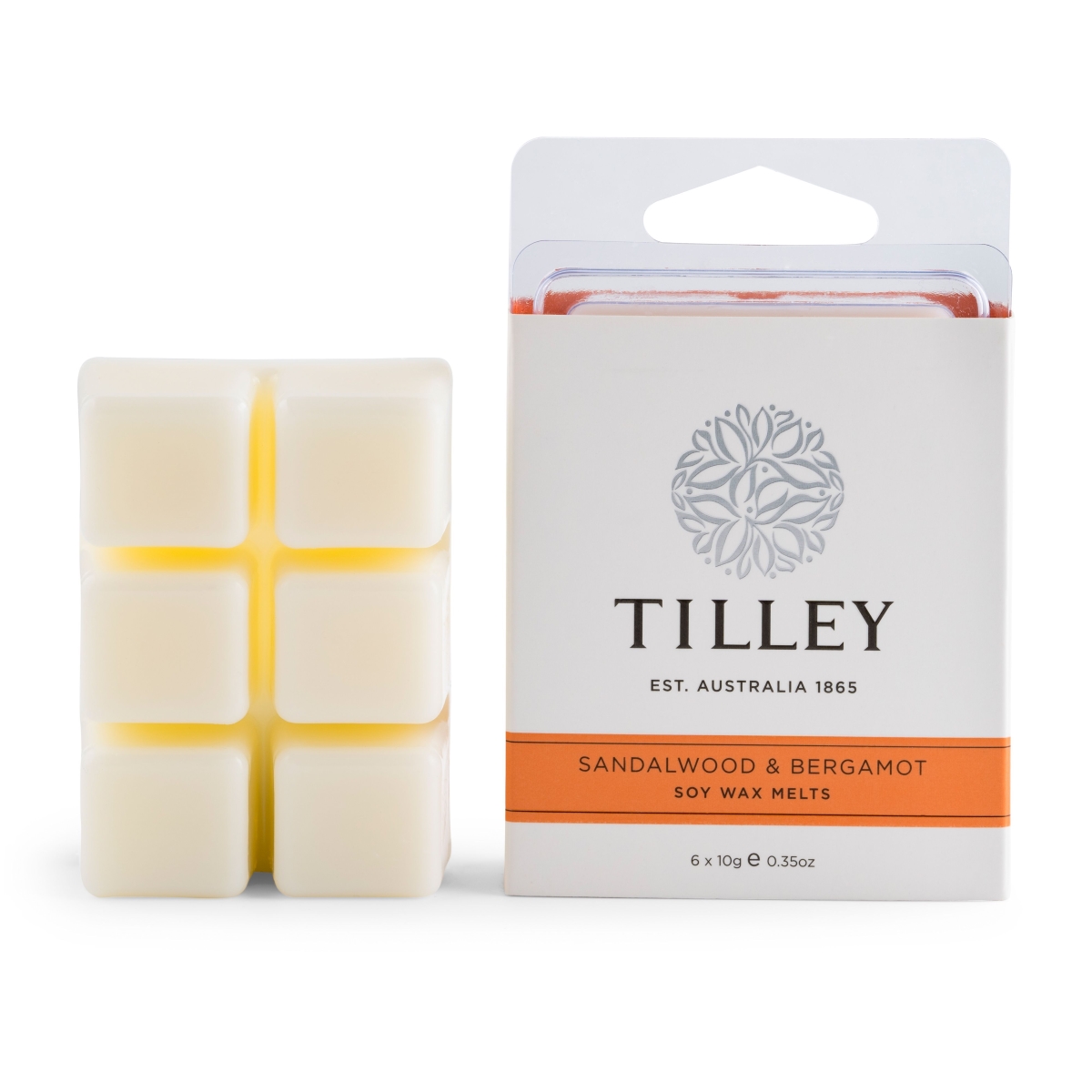 Tilley Sandalwood & Bergamot Square Soy Wax Melts 60g-4