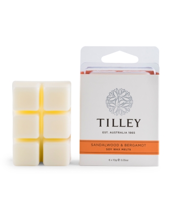 Tilley Sandalwood & Bergamot Square Soy Wax Melts 60g