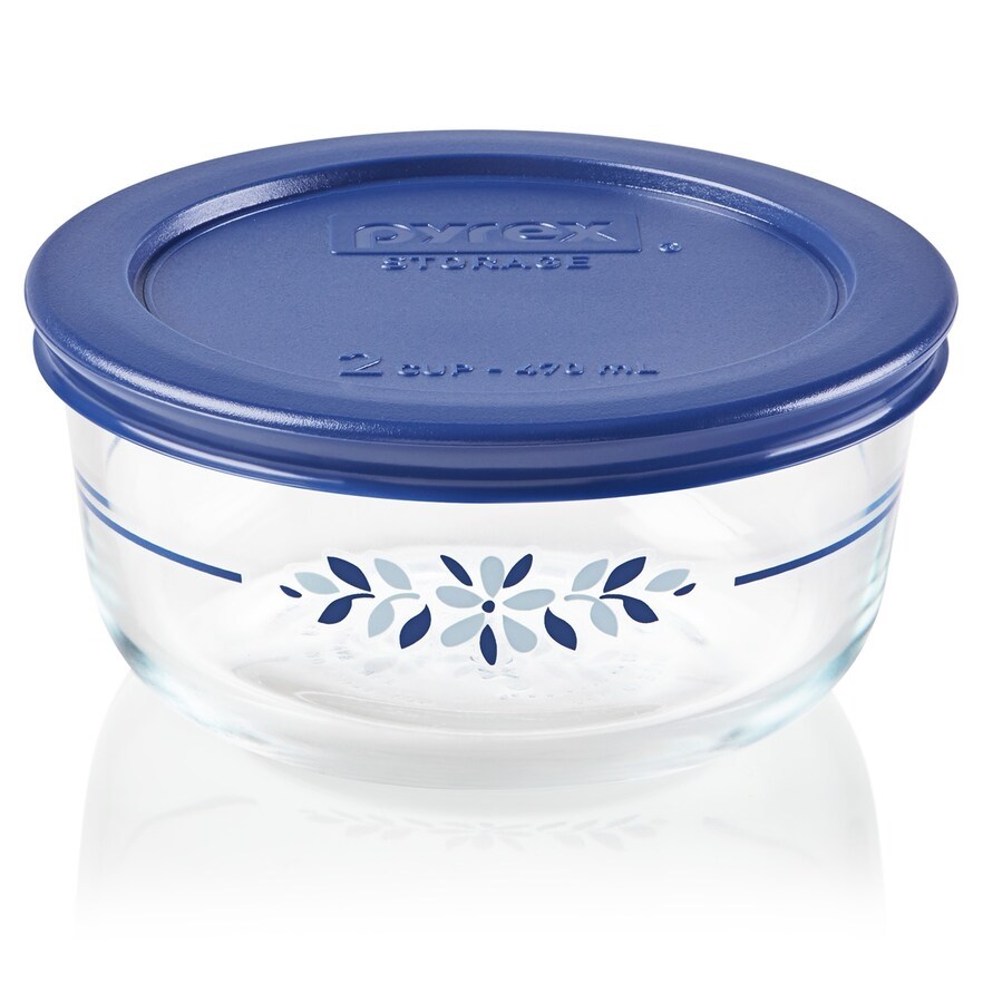 Pyrex Simply Store Prairie Garden 2 Cup Food Storage-3