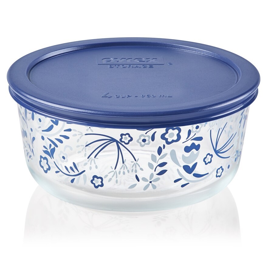 Pyrex Simply Store Prairie Garden 7 Cup Food Storage-1