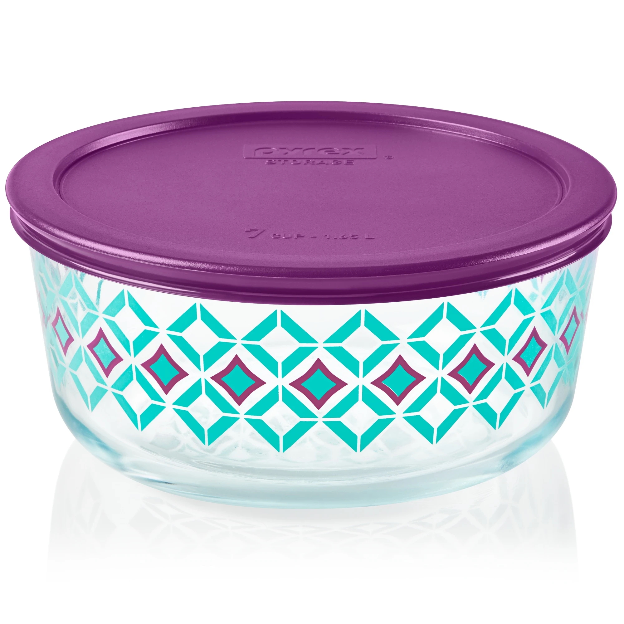 Pyrex Simply Storage Diamonds 7 Cup Round-1