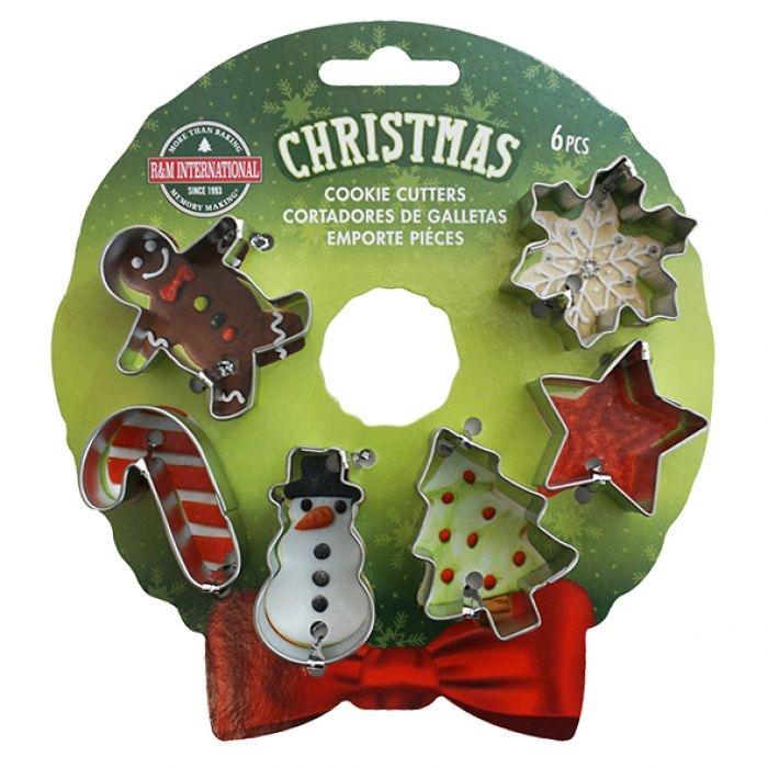R&M Xmas Mini Wreath Cookie Cutter Set 6-3